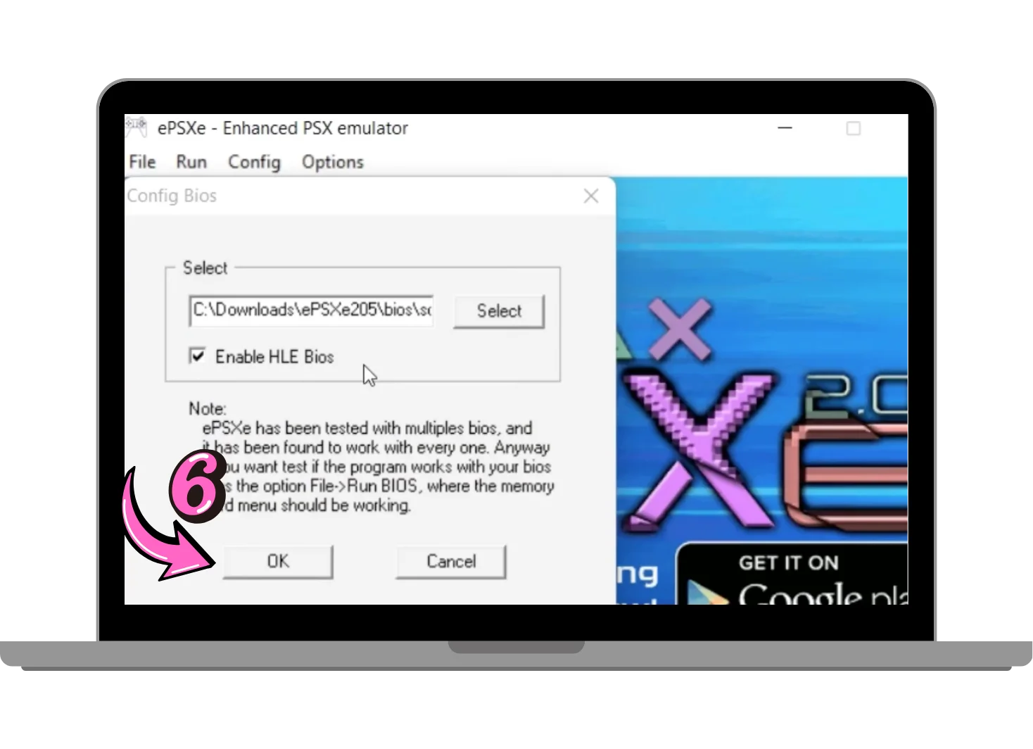click ok